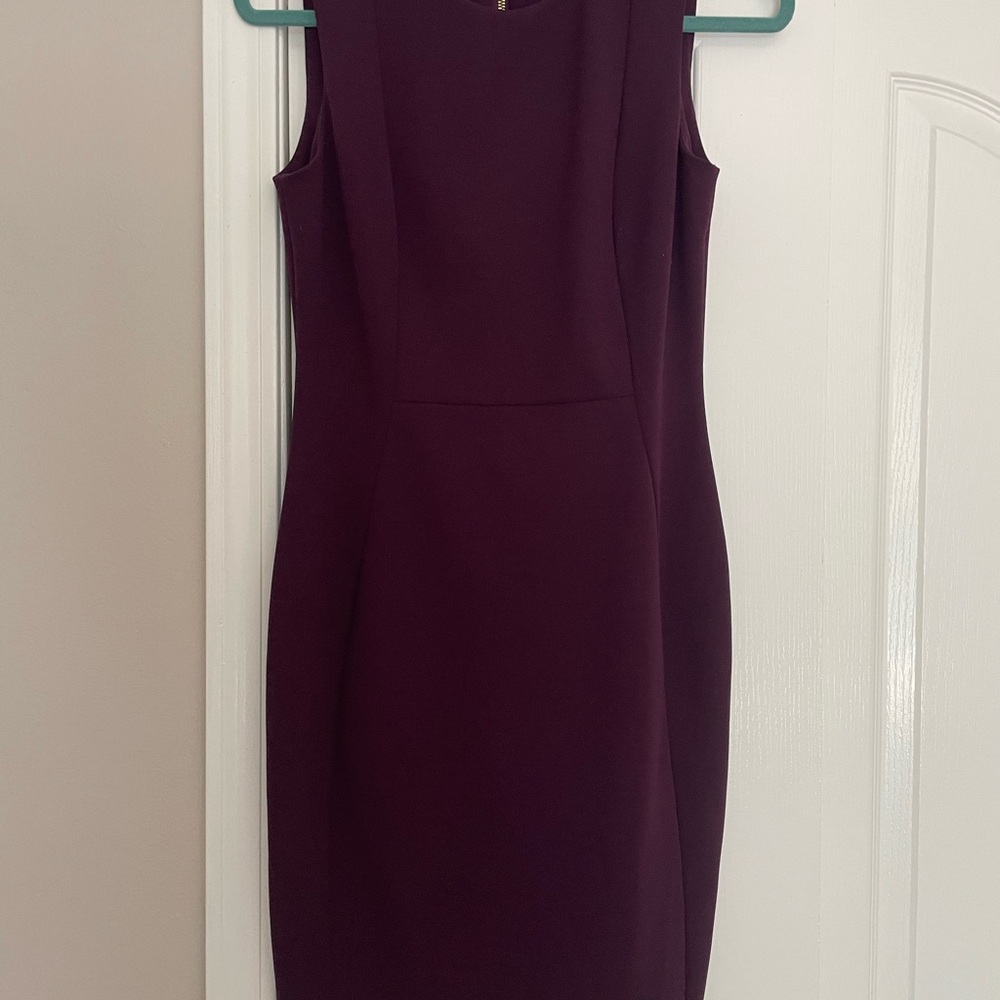 Calvin Klein Deep Purple Mini Dress